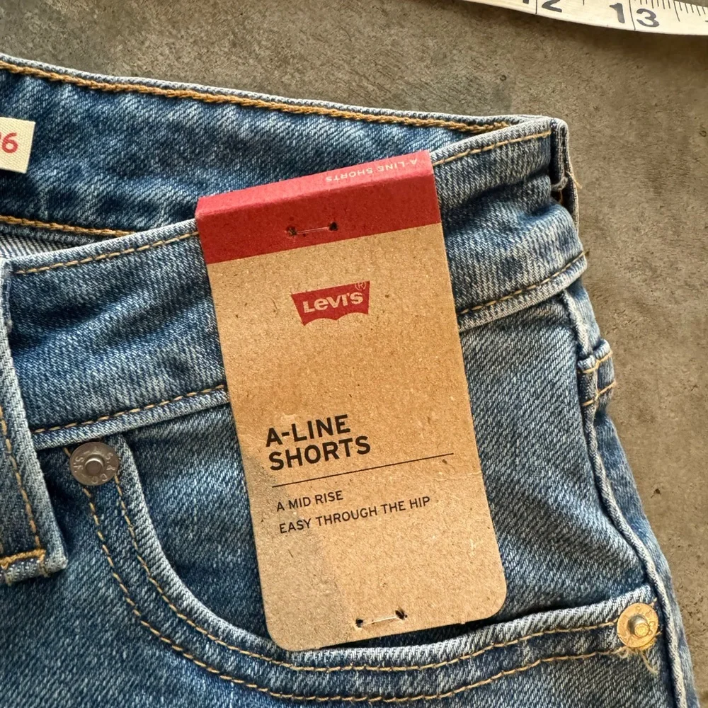 Levi's Blue Denim Jean Shorts